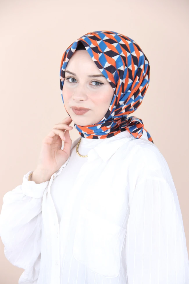 Mercan Loryan Scarf Diamond Baklava Eşarp