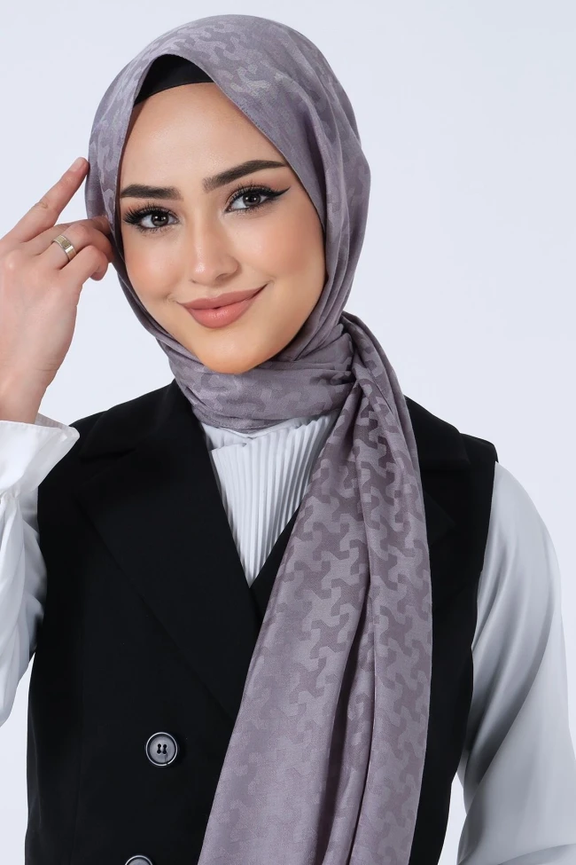 Füme Harem Scarf Eslem Jakar Şal