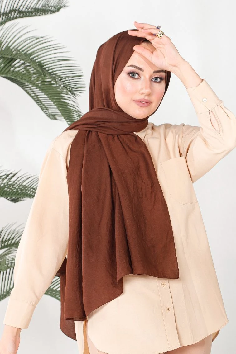 ACI KAHVE Harem Scarf İncila Şal