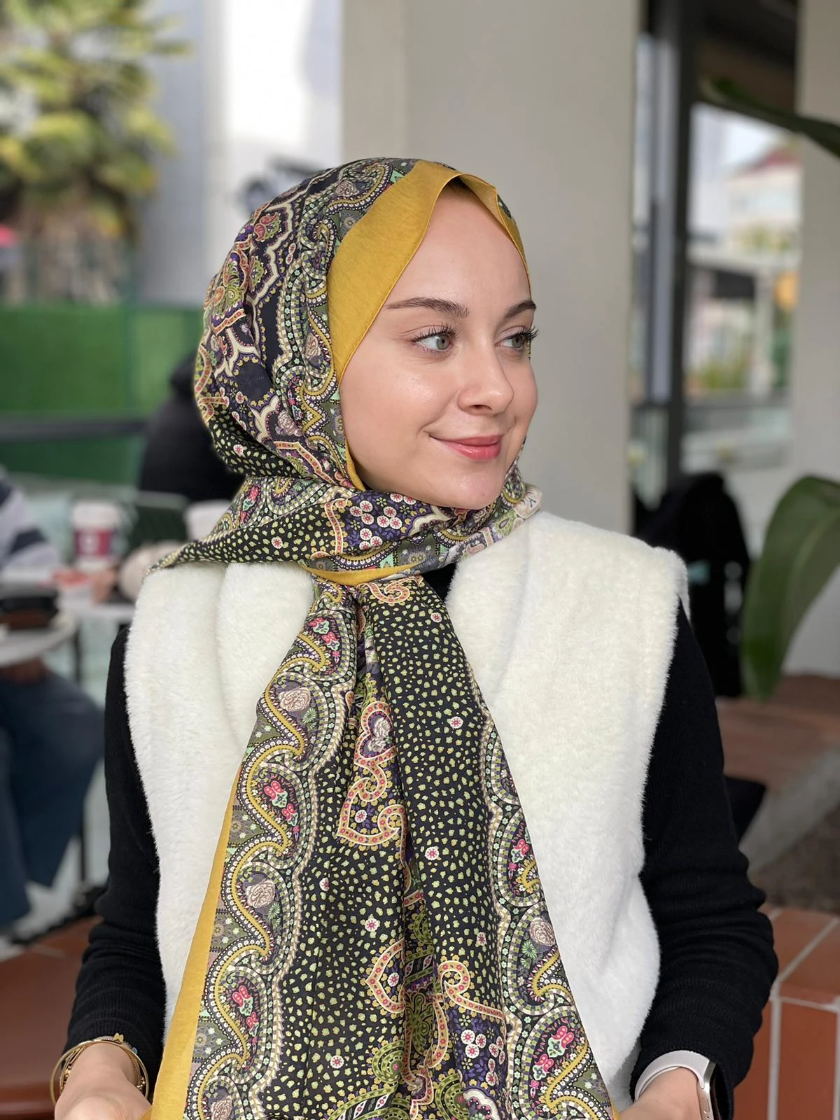 Hardal Loryan Scarf Diamond Mila Şal