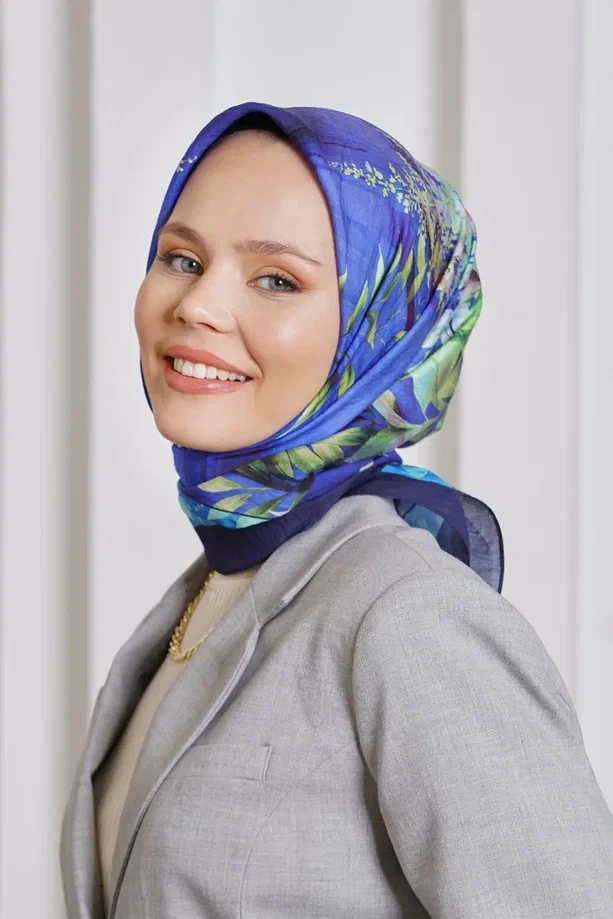 Saks Loryan Scarf Diamond Flor Eşarp