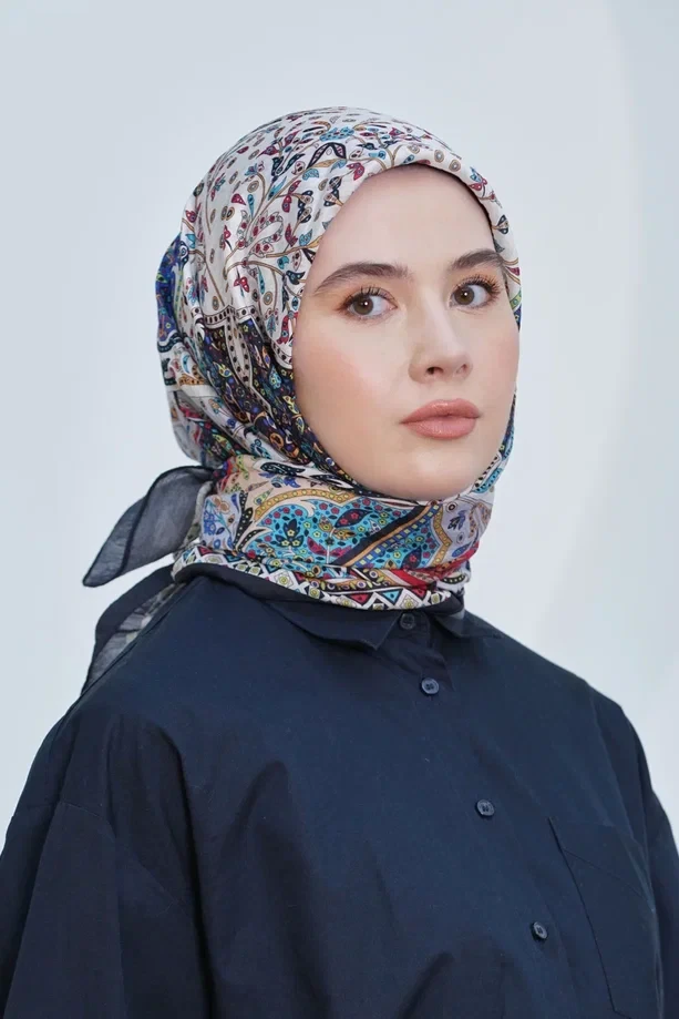 SİYAH Loryan Scarf Diamond Harmony Eşarp