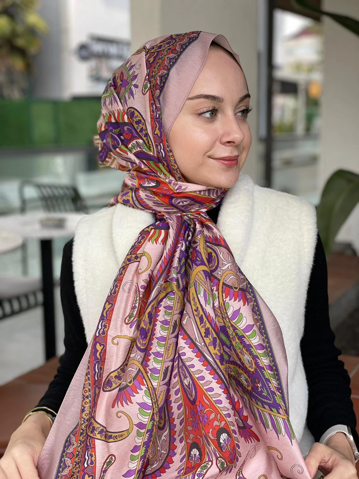 SOMON Loryan Scarf Diamond Mabel Şal