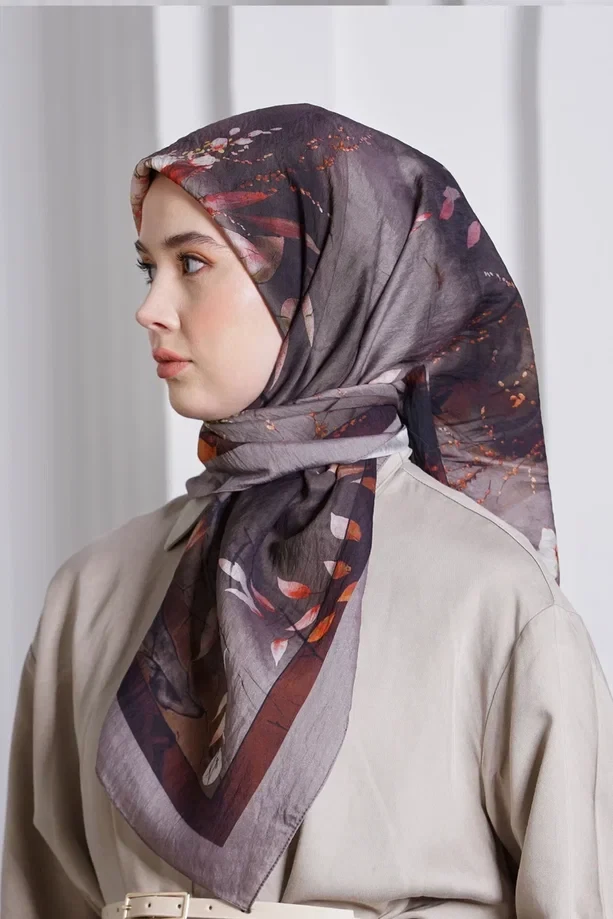 Vizon Loryan Scarf Diamond Flor Eşarp