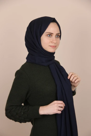 LACİVERT Pashmina Şal