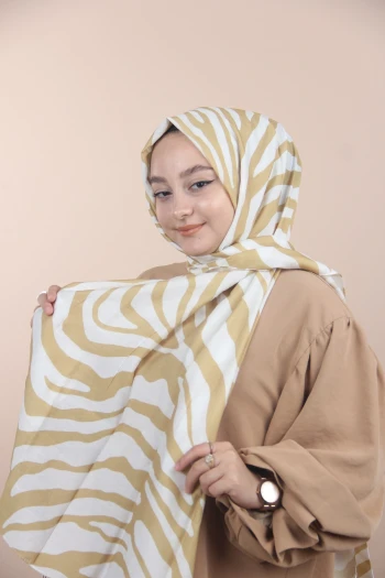 Loryan Scarf Dıamond Zebra Şal