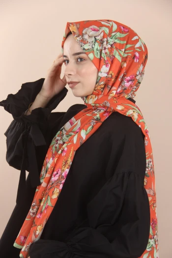 Loryan Scarf Linen Summer Gül Şal