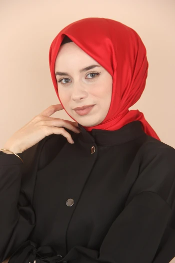 Siyane Scarf Düz Twill Eşarp