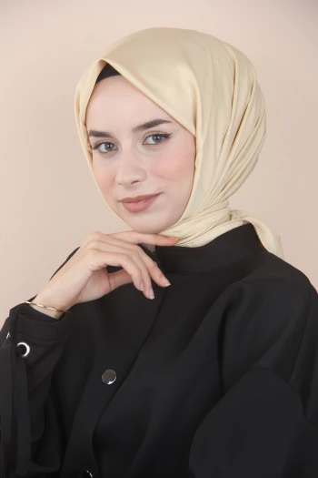 Siyane Scarf Düz Twill Eşarp