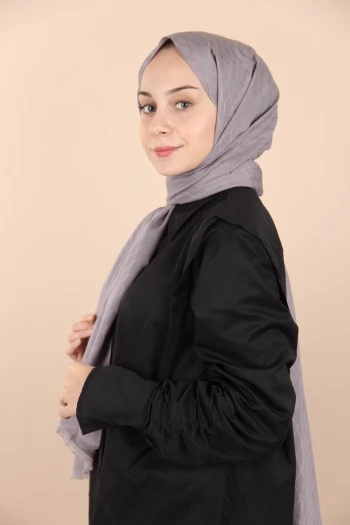 Siyane Scarf Su Damlası Desen Şal