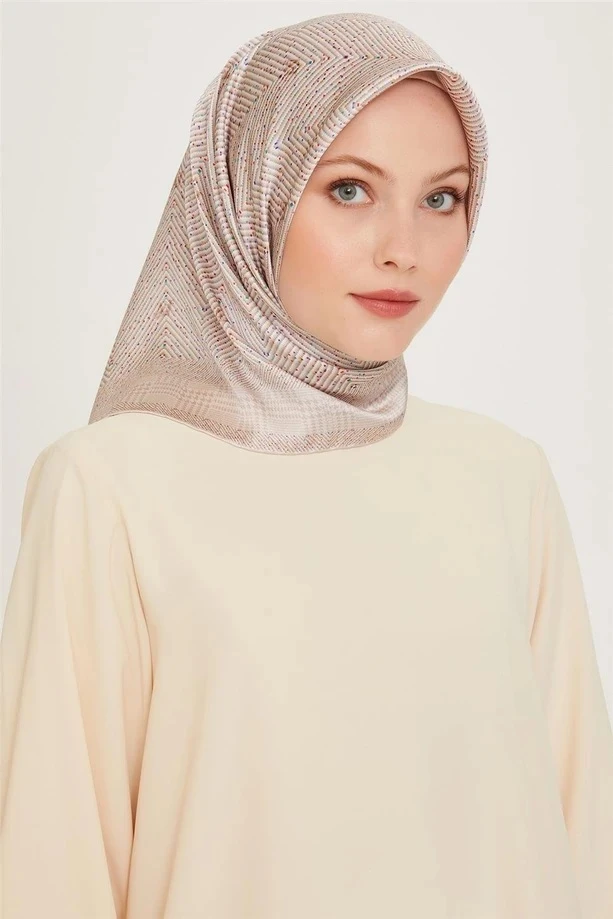 04 Armine Twill İpek Eşarp 9252D