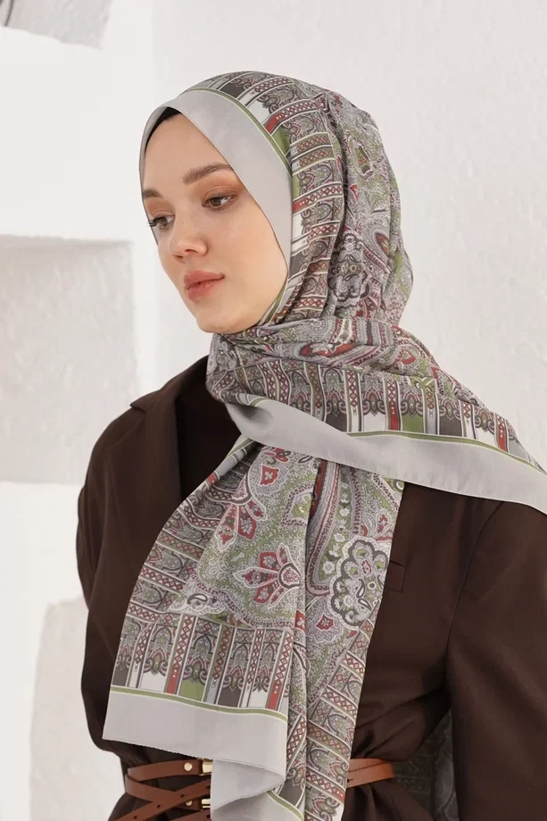 GRİ Loryan Scarf Linen Harmony Şal