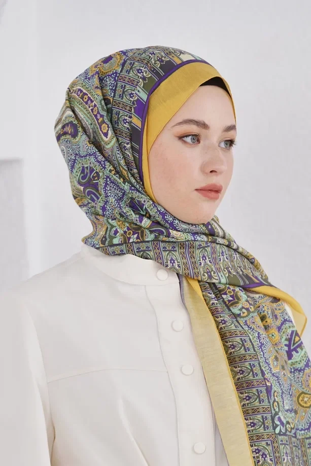 Hardal Loryan Scarf Diamond Harmony Şal