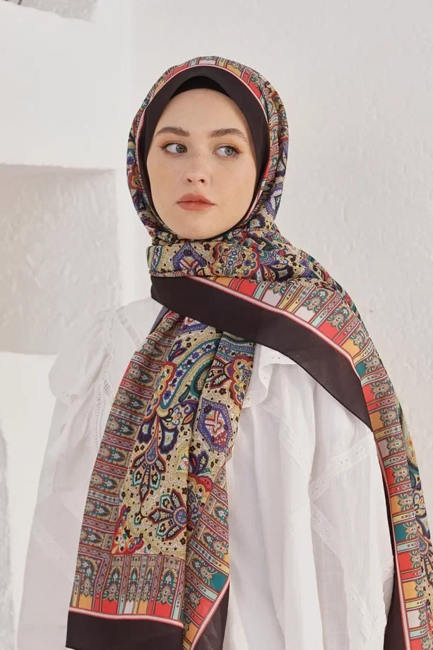 SİYAH Loryan Scarf Linen Harmony Şal