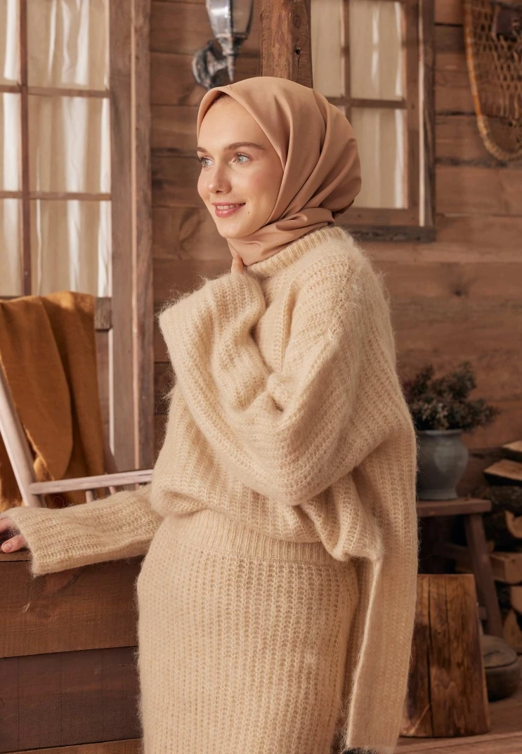 Latte Fresh Scarfs Modal İpek Eşarp