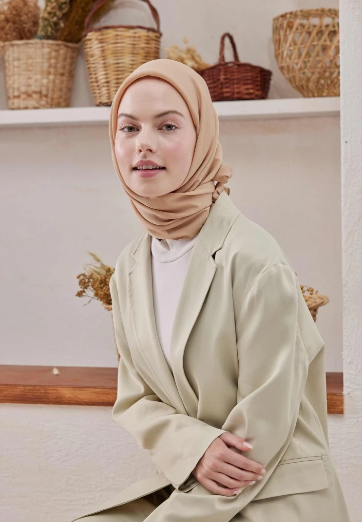 Nude Fresh Scarfs Pamuk İpek Eşarp