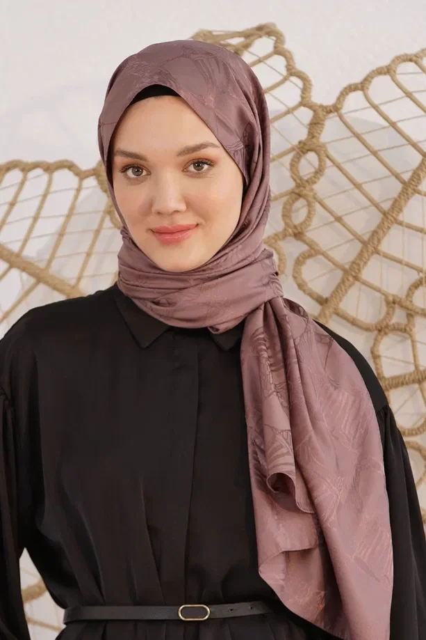 Vizon Loryan Scarf Jakar Retro Şal