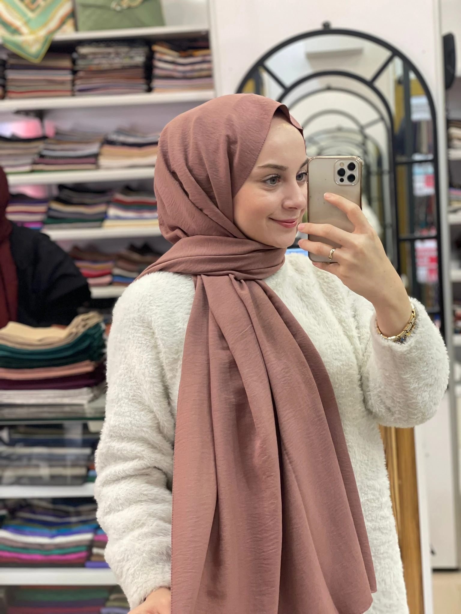 Latte Loryan Scarf Pamuk Cazz Şal