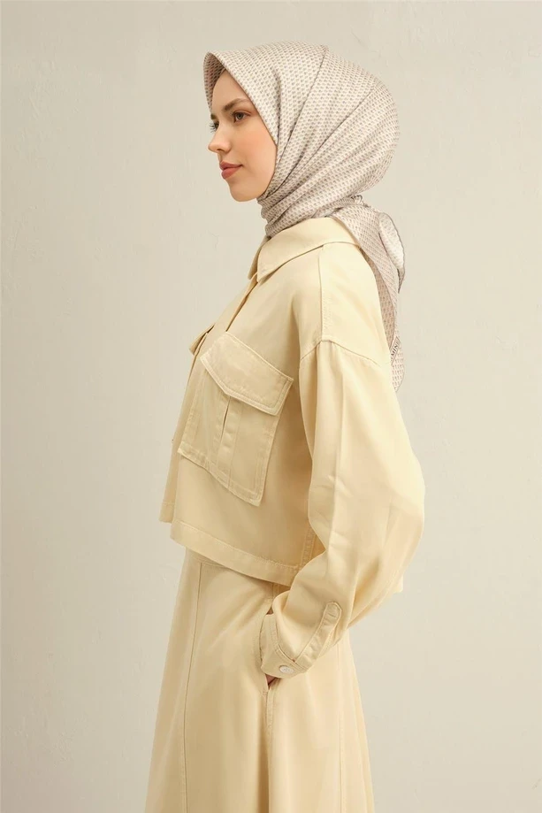 03 Armine Twill İpek Eşarp 9307D