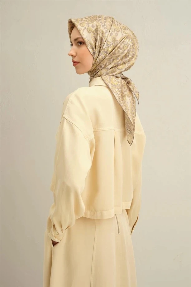 07 Armine Twill İpek Eşarp 9304D