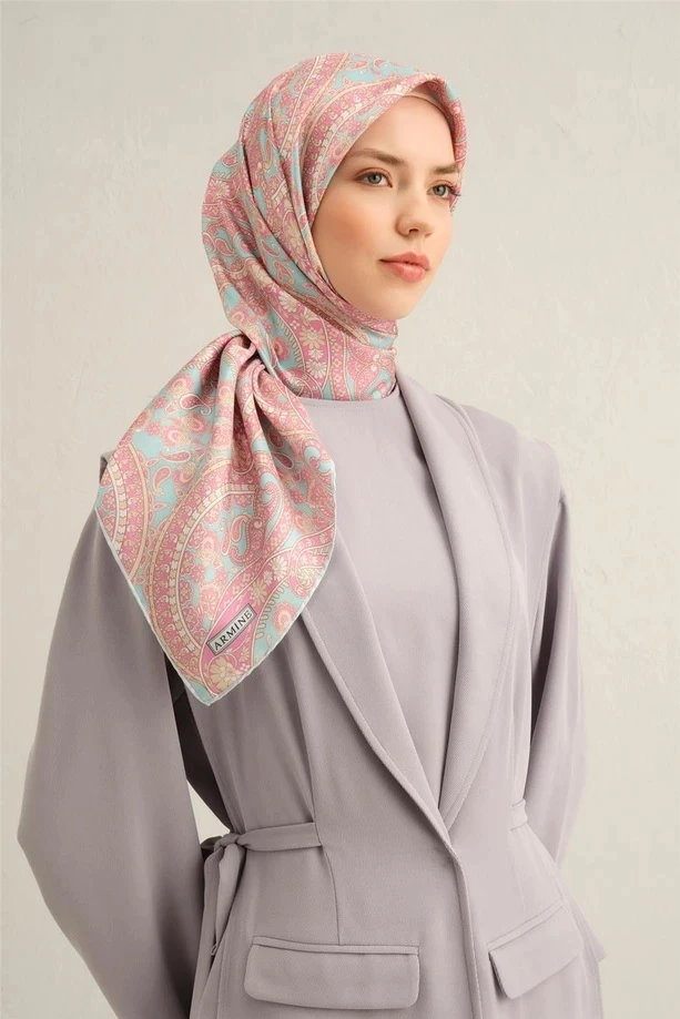 31 Armine Twill İpek Eşarp 9304D