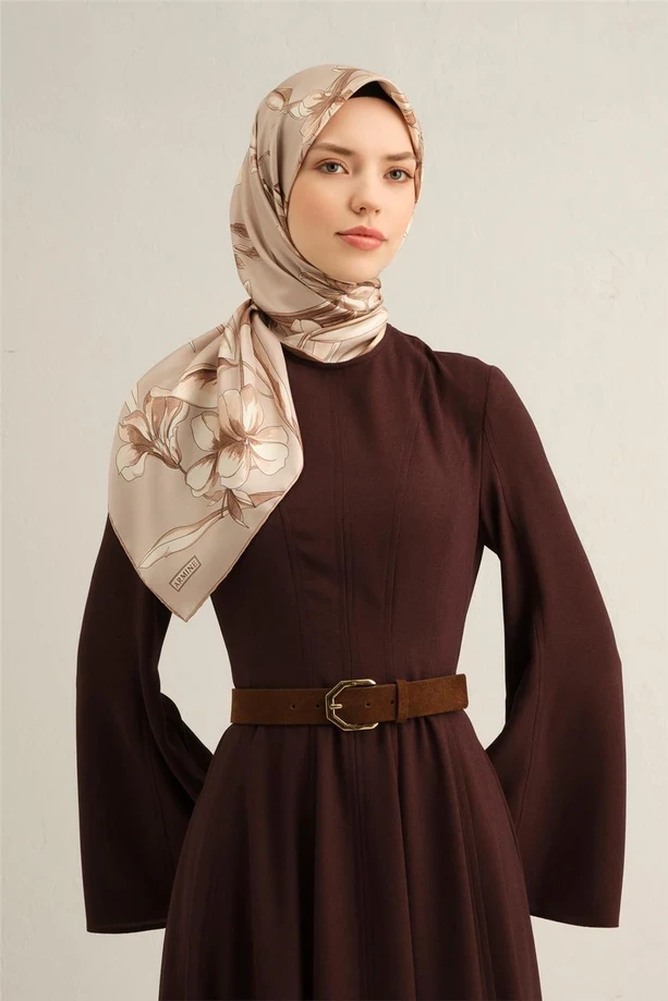 32 Armine Twill İpek Eşarp 9324D