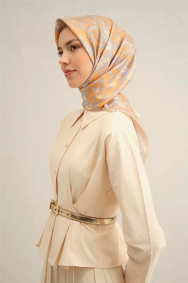 37 Armine Twill İpek Eşarp 9304D