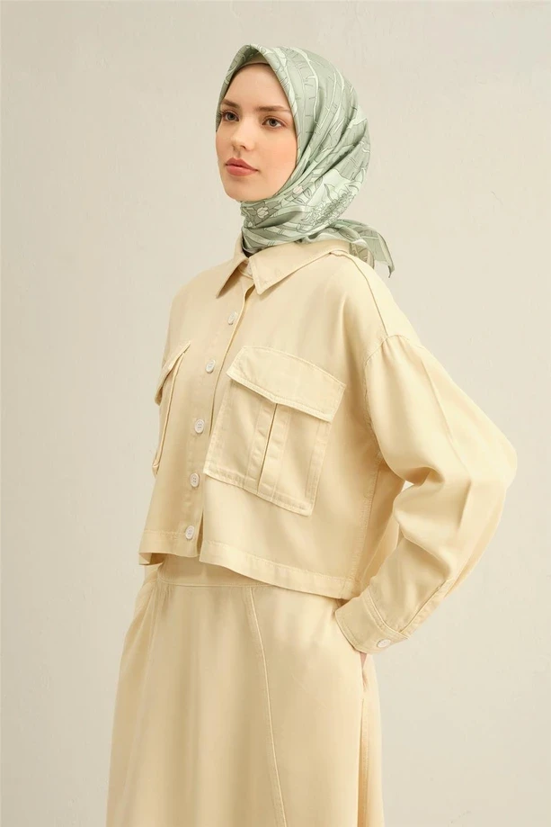 38 Armine Twill İpek Eşarp 9353D