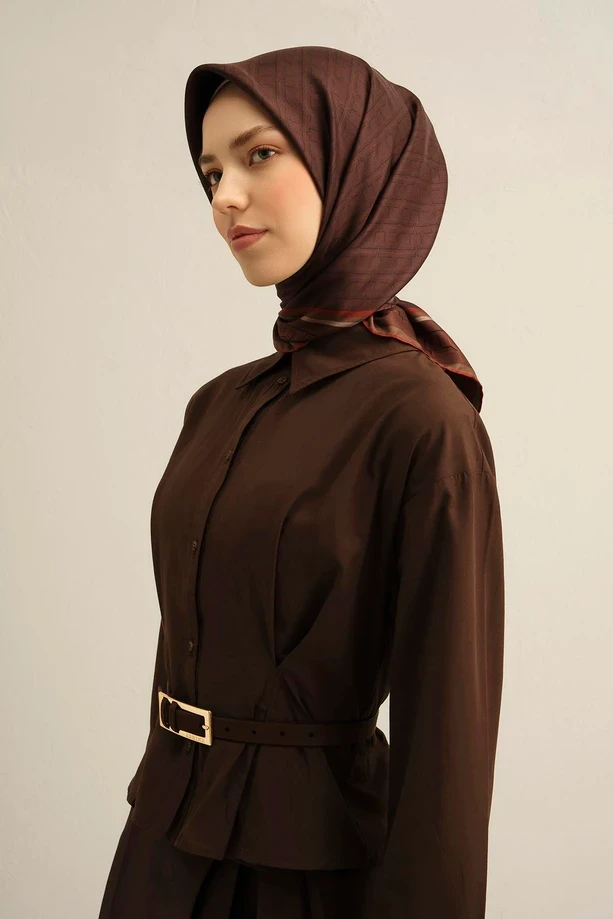 81 Armine Twill İpek Eşarp 9301D