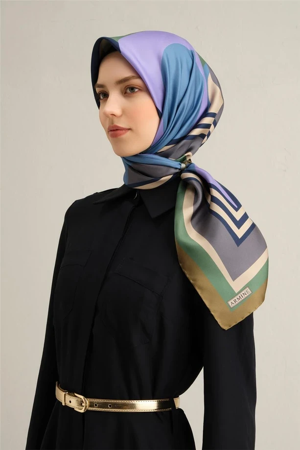 82 Armine Twill İpek Eşarp 9313D