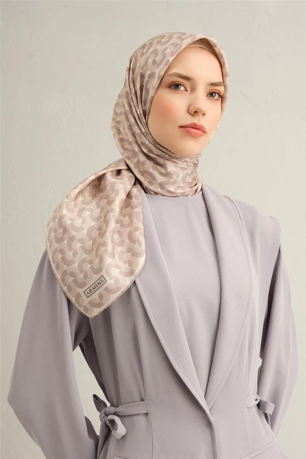 83 Armine Twill İpek Eşarp 9321D